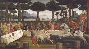 Sandro Botticelli Novella di Nastagio degli Onesti oil painting picture wholesale